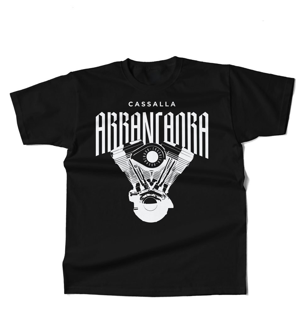 Camiseta arrancaora vista frontal