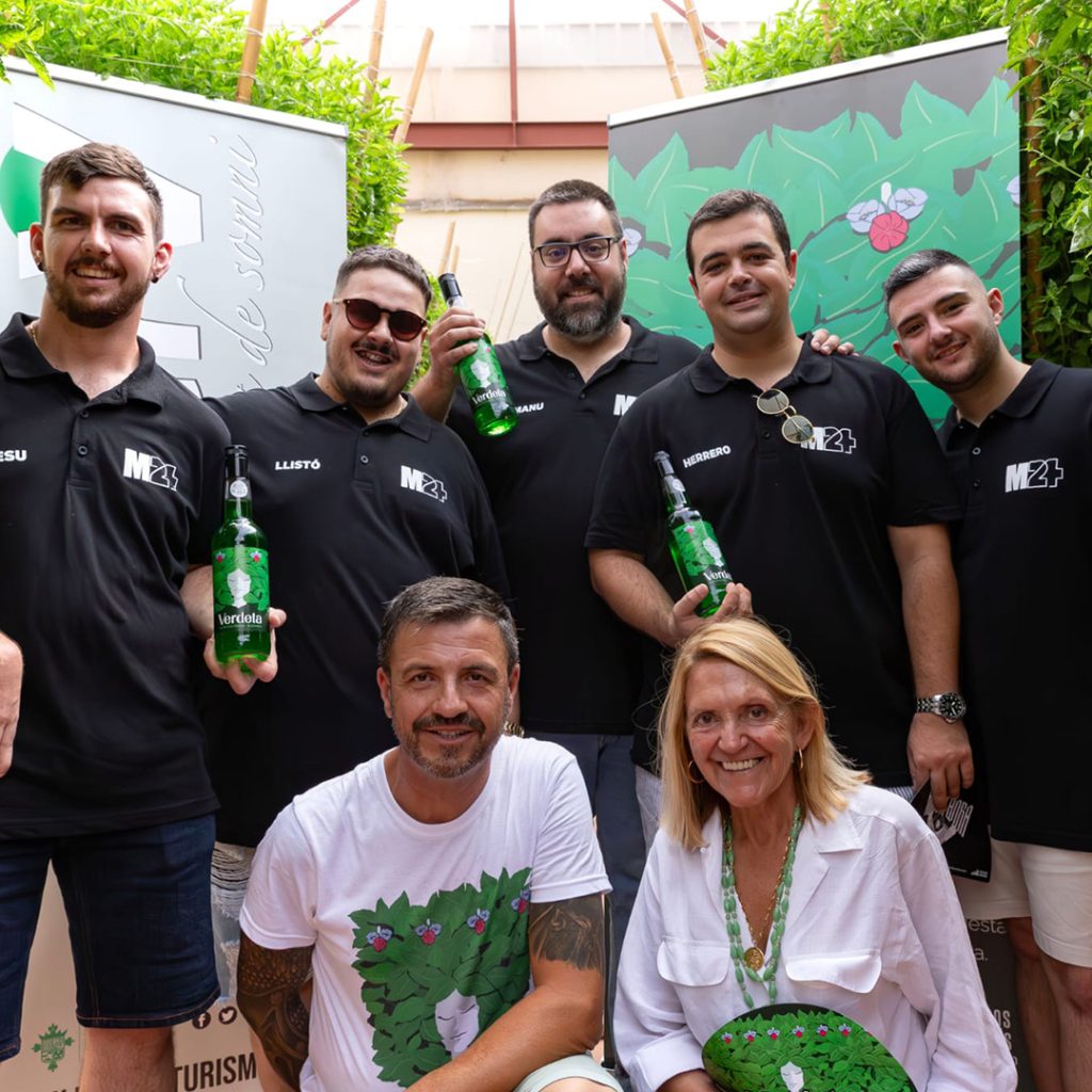 Amigos de Destilados José Andrés en la presentación del licor Verdeta