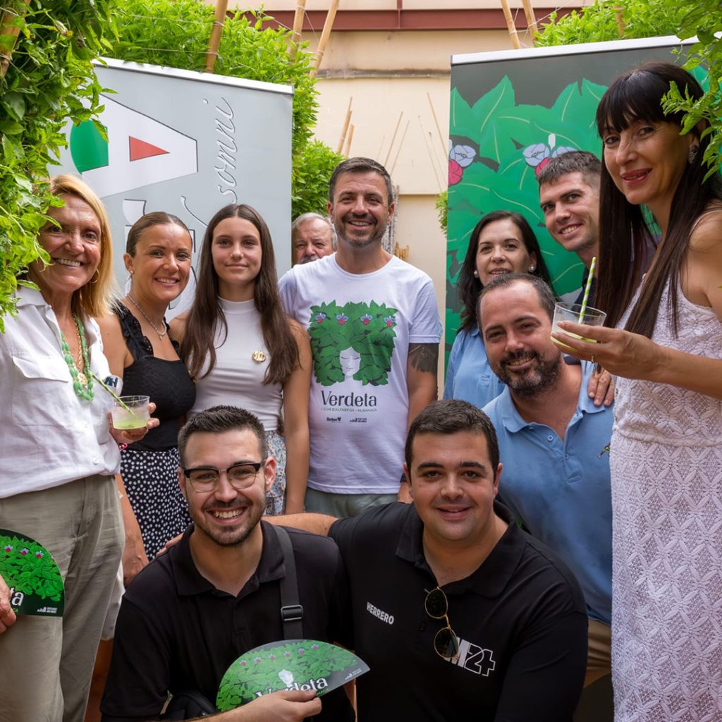 Amigos de Destilados José Andrés en la presentación del licor Verdeta