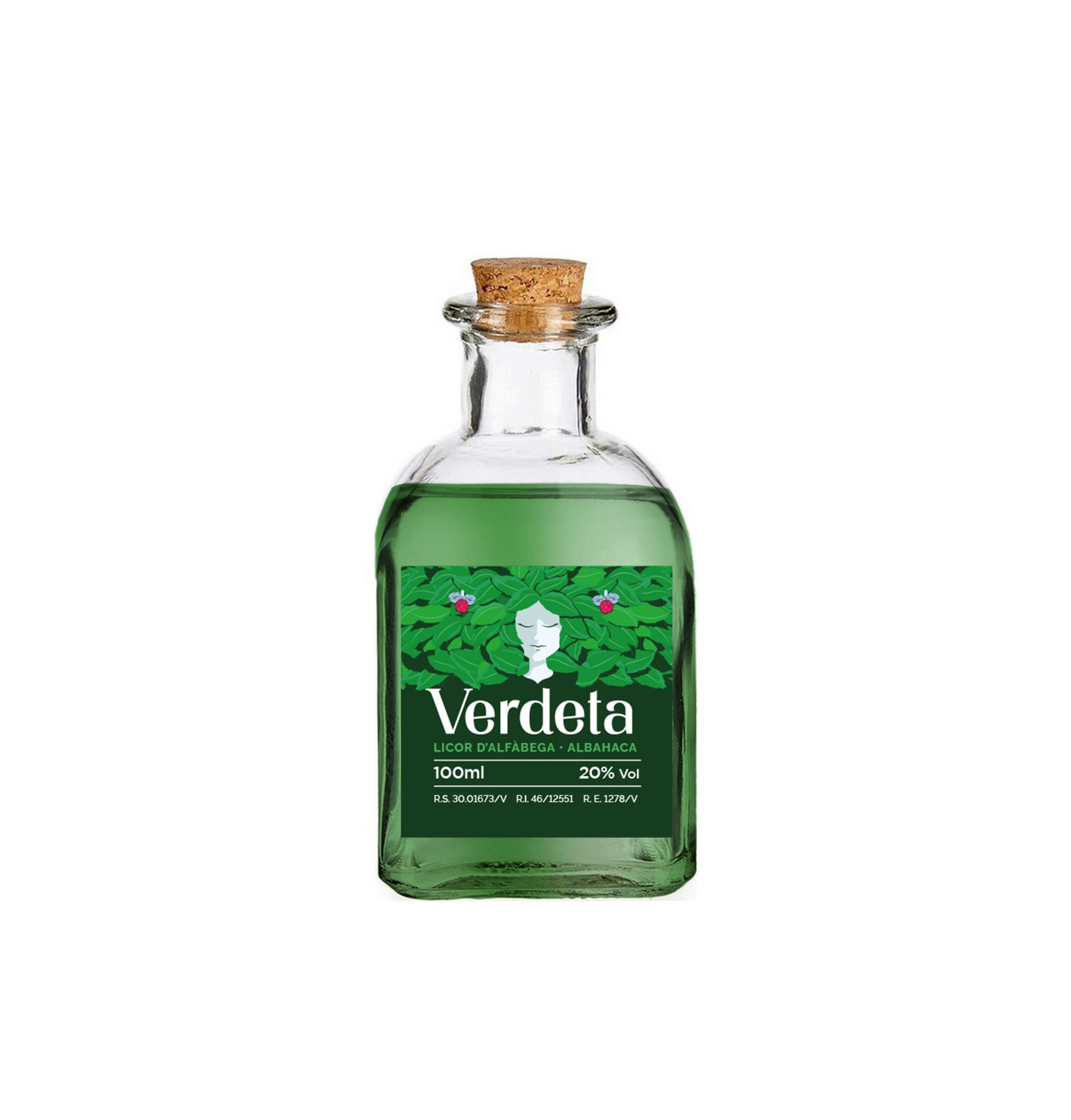 Botella miniatura Verdeta 100ml
