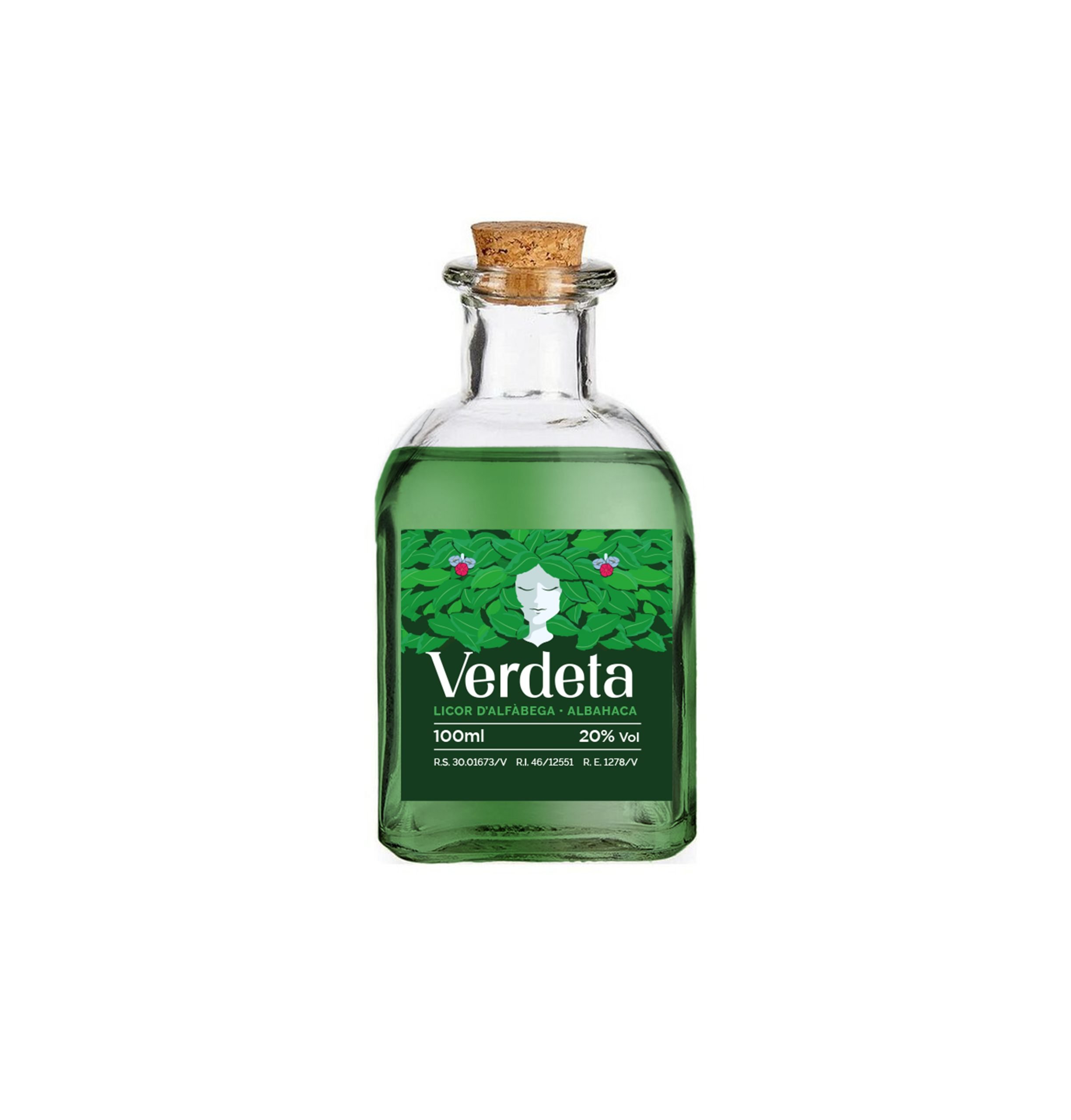 Botella miniatura Verdeta 100ml